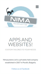 Mobile Screenshot of nimasystems.com